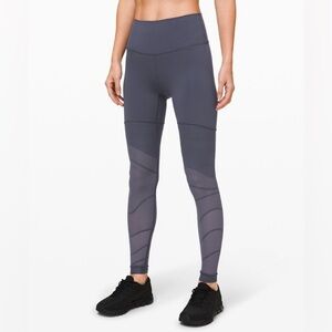 Lululemon Sheer Will HR Tight 28 inch size 8 mesh leggings